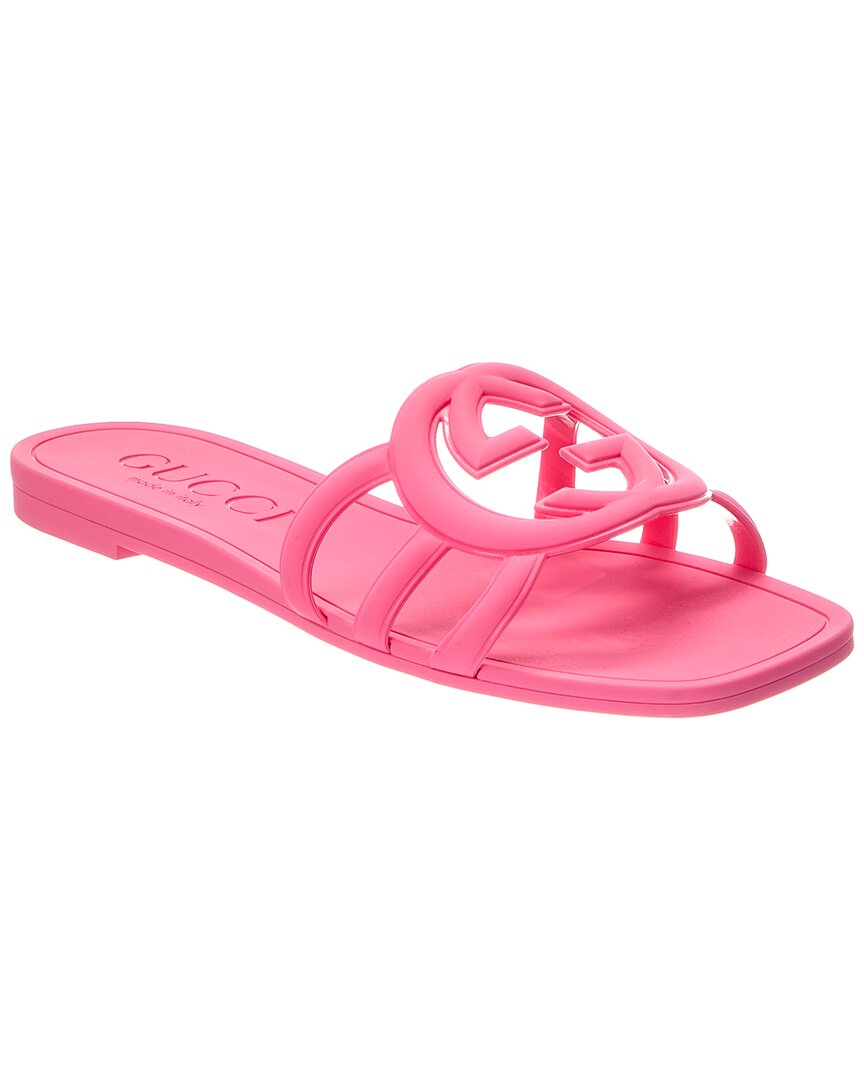Gucci Gucci Interlocking G Rubber Sandal