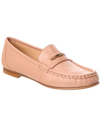 Chloé Logo Leather Loafer