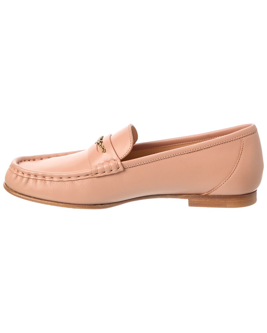 Chloé Logo Leather Loafer