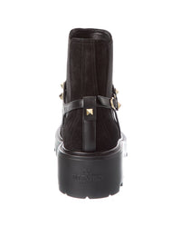 Valentino Rockstud Suede Boot