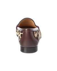 Valentino Vlogo Haircalf & Leather Loafer