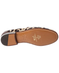 Valentino Vlogo Haircalf & Leather Loafer