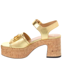Valentino Vlogo 80 Leather Platform Sandal