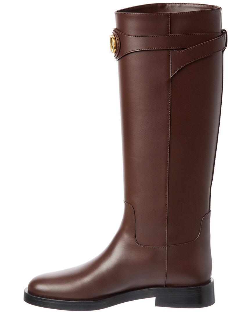 Valentino Dnu Pack Valentino Vlogo 30 Leather Knee-Boot