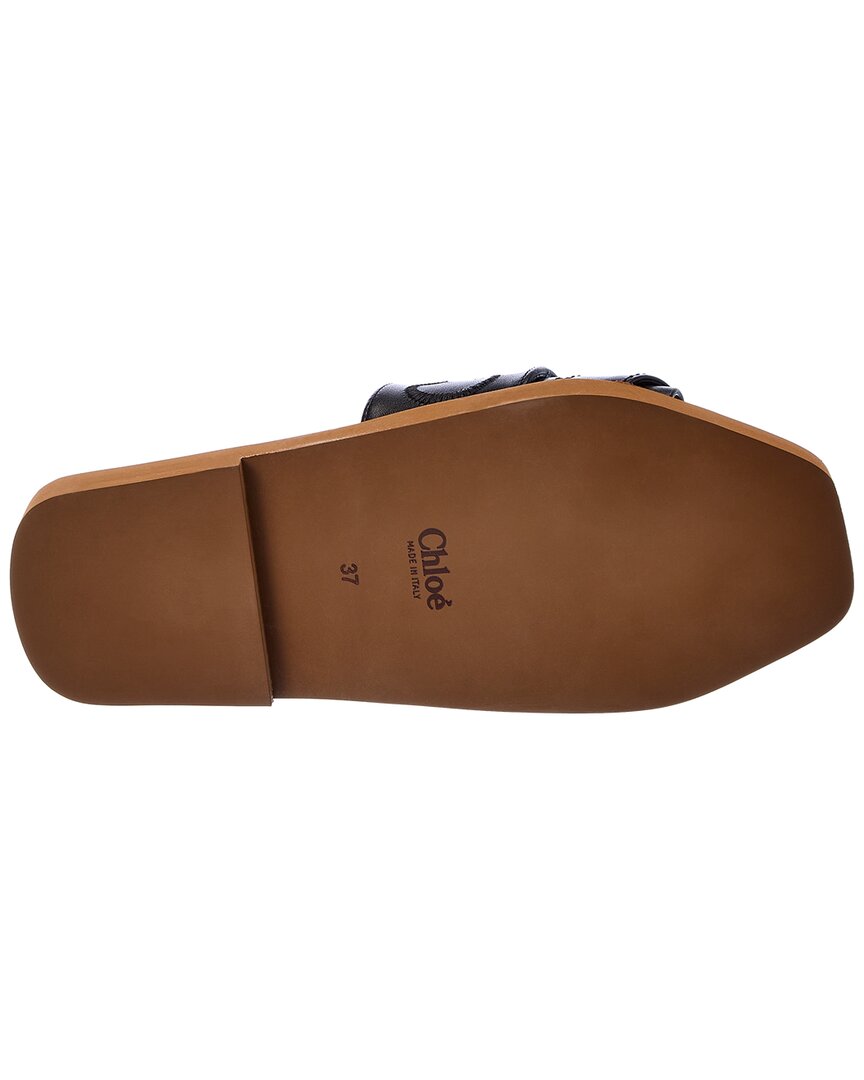Chloé Woody Leather Slide