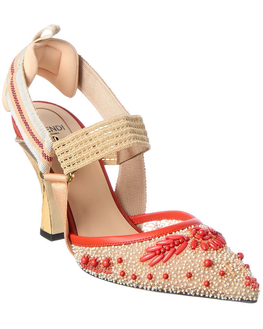 Fendi Colibri Slingback Pump