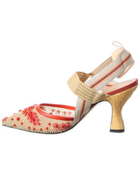 Fendi Colibri Slingback Pump