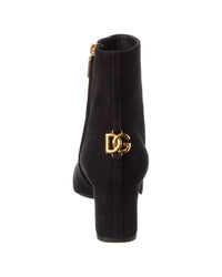 Dolce & Gabbana Dg Logo Suede Bootie