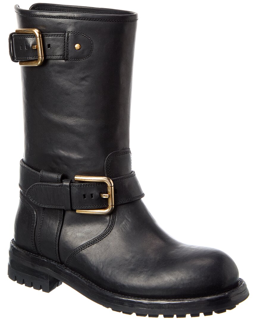 Dolce & Gabbana Dolce & Gabbana Dg Logo Leather Biker Boot