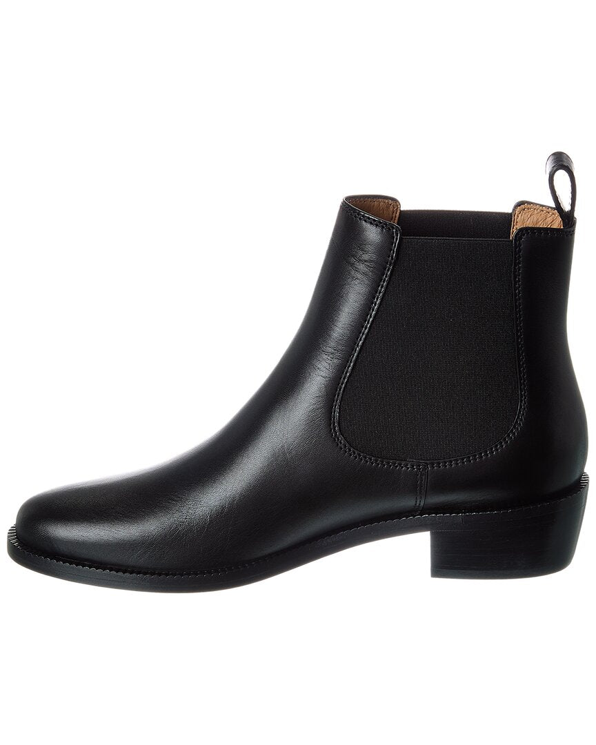 Dnu Pack Ferragamo Chelsea Leather Bootie