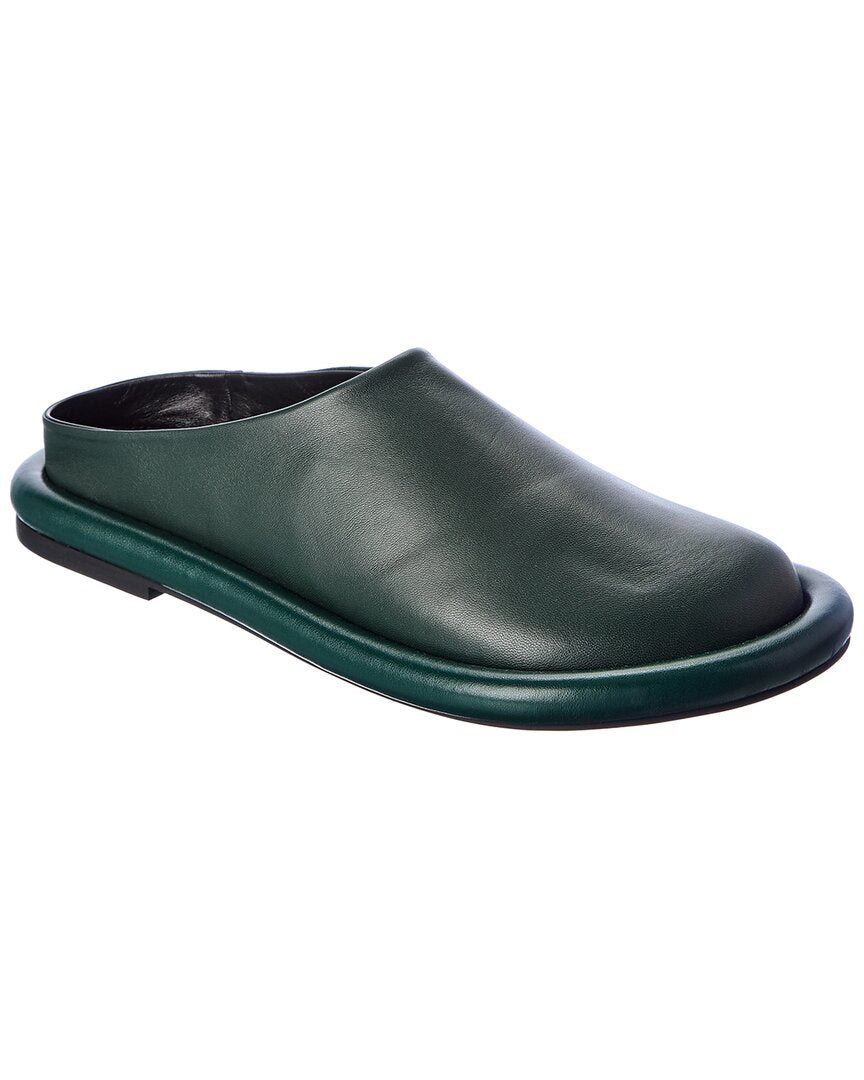 Jw Anderson Bumper Tube Leather Mule Green 36