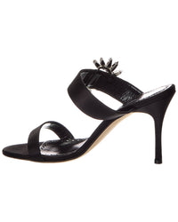 Manolo Blahnik Chivela 90 Satin Sandal
