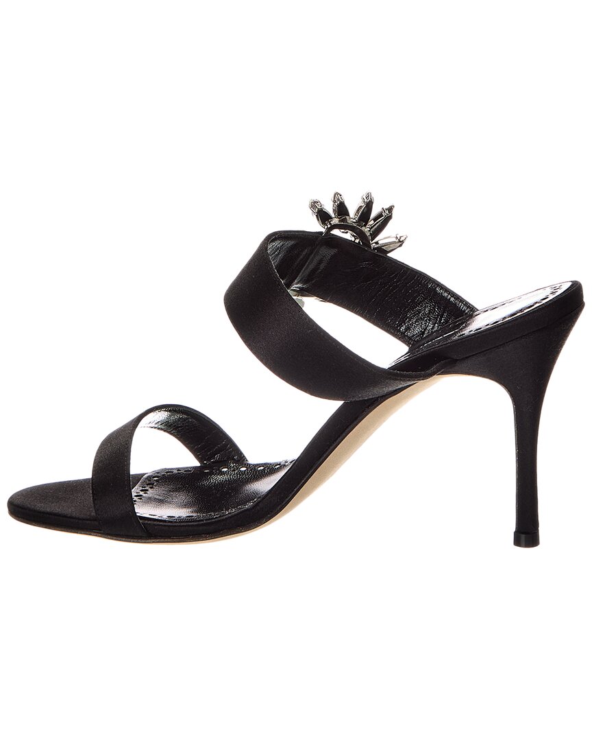 Manolo Blahnik Chivela 90 Satin Sandal