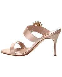 Manolo Blahnik Chivela 90 Satin Sandal