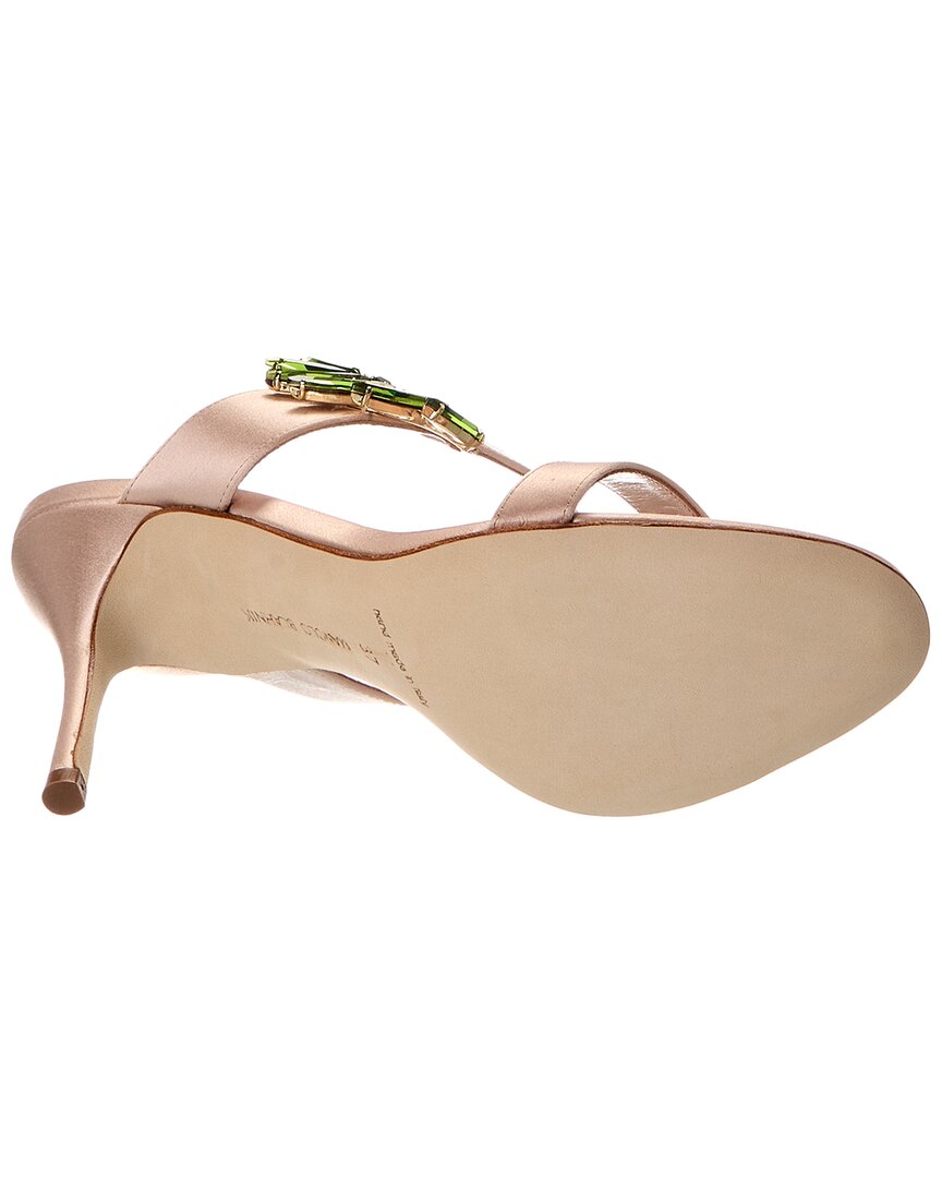 Manolo Blahnik Chivela 90 Satin Sandal
