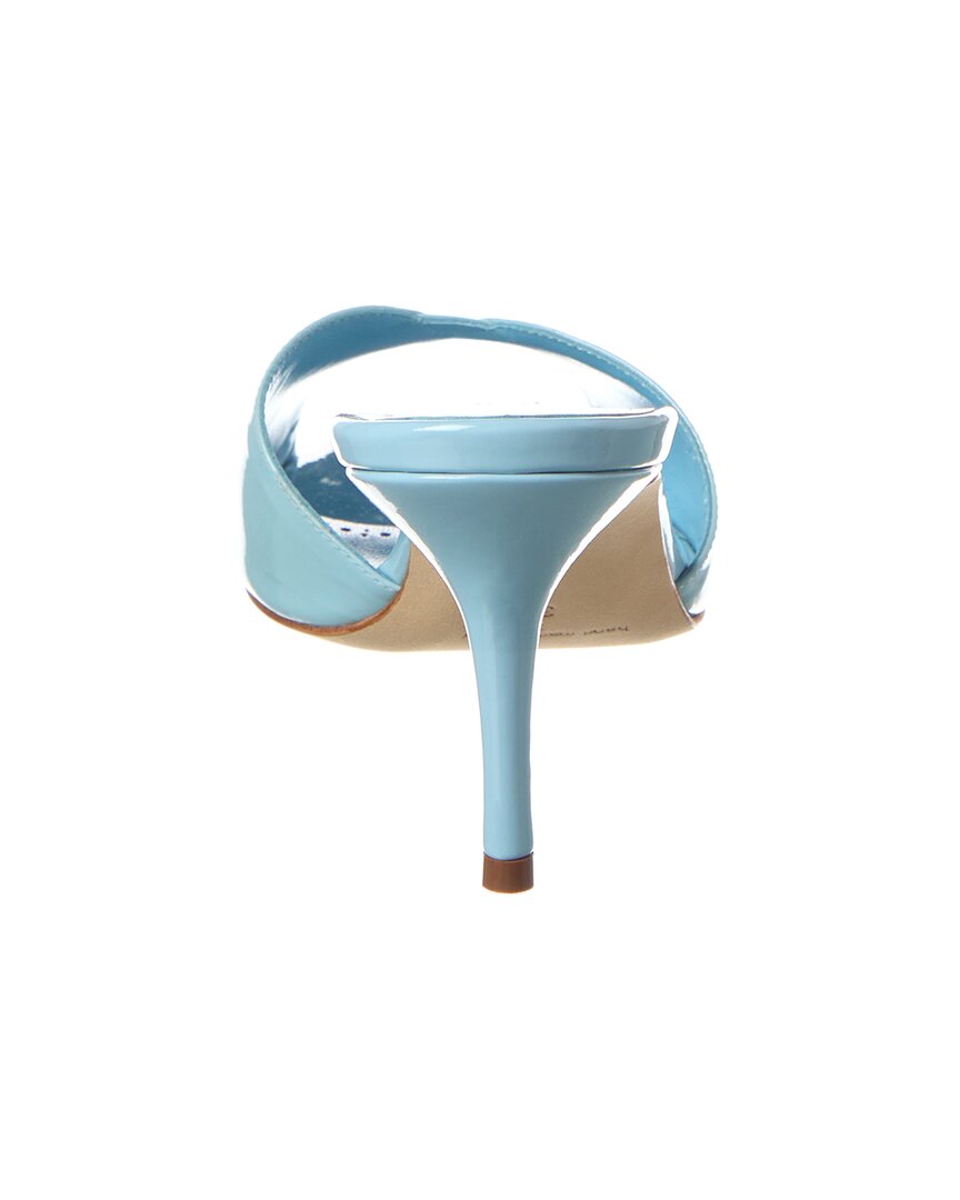 Manolo Blahnik Houramu 70 Patent Sandal – Bluefly