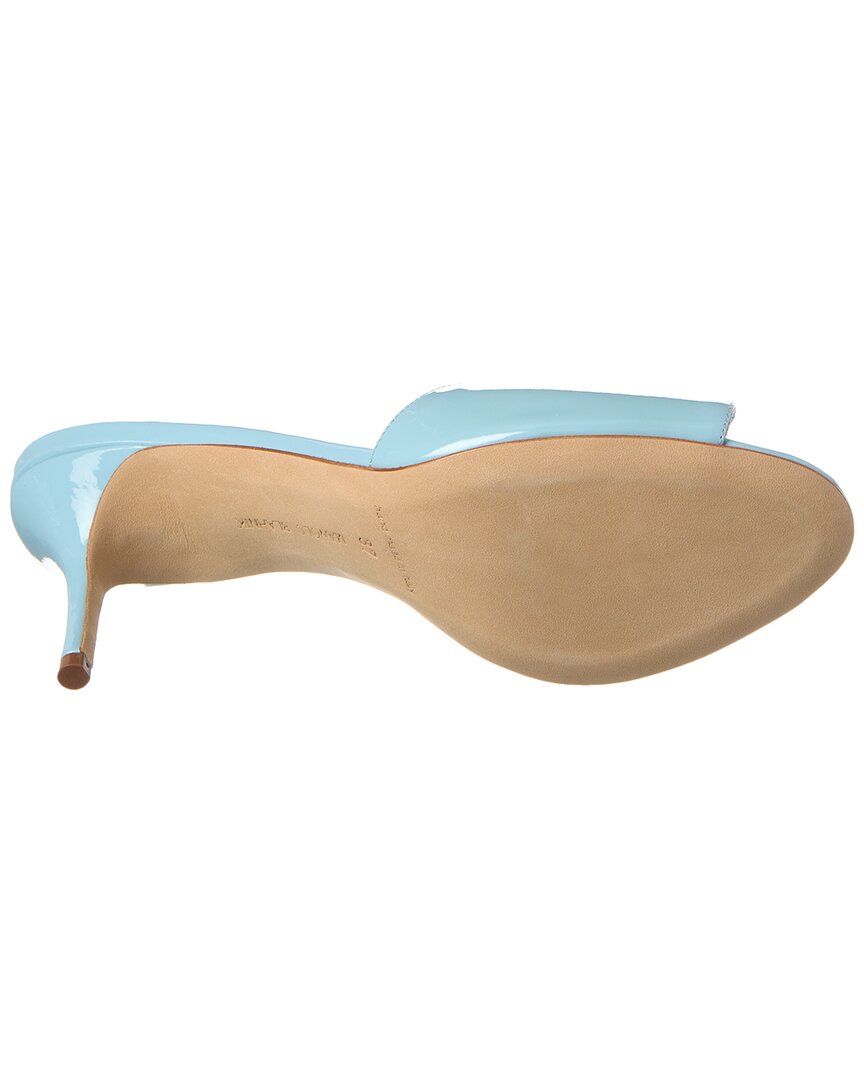Manolo Blahnik Houramu 70 Patent Sandal – Bluefly