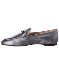 TOD's Tod’S Double T Metallic Leather Loafer