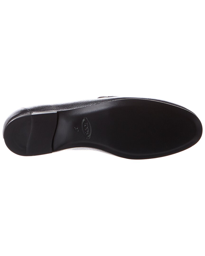 TOD's Tod’S Double T Metallic Leather Loafer