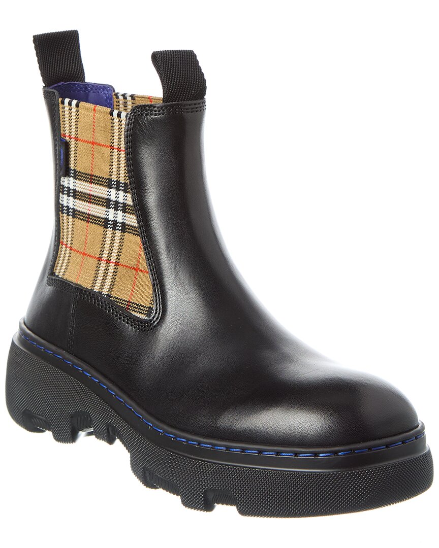 Dnu Pack Burberry Leather Chelsea Boot