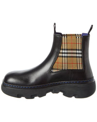 Dnu Pack Burberry Leather Chelsea Boot