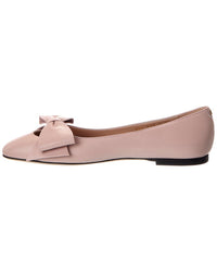 Valentino Bowow Leather Ballet Flat