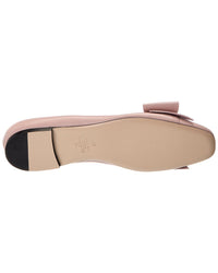 Valentino Bowow Leather Ballet Flat