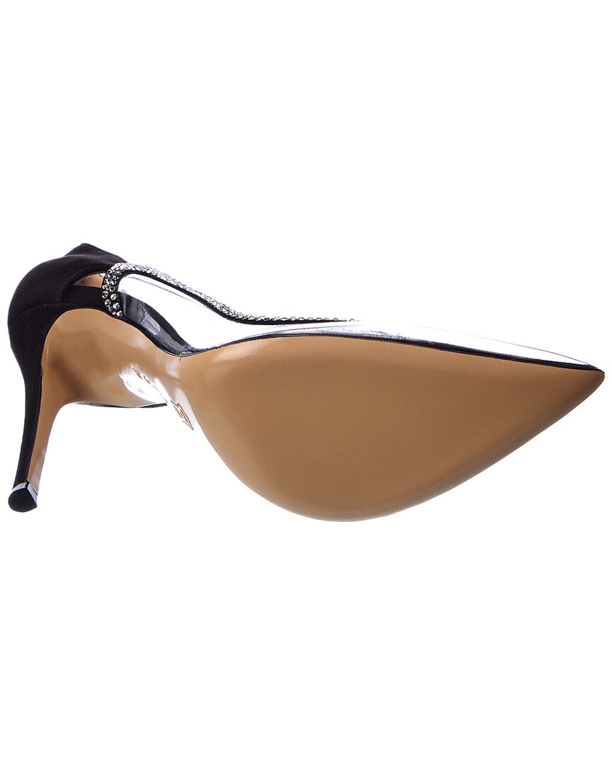 Gianvito Rossi Leif 105 Suede & Vinyl Pump