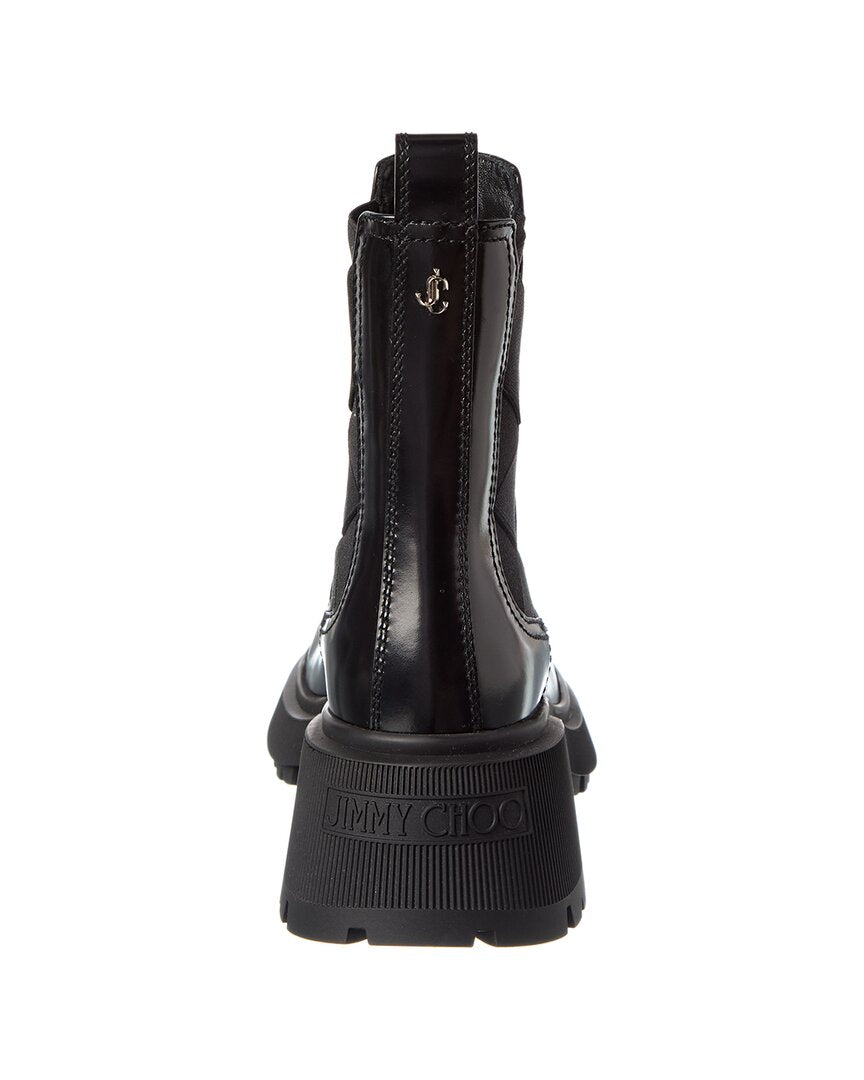 Jimmy Choo Louri Leather Combat Boot
