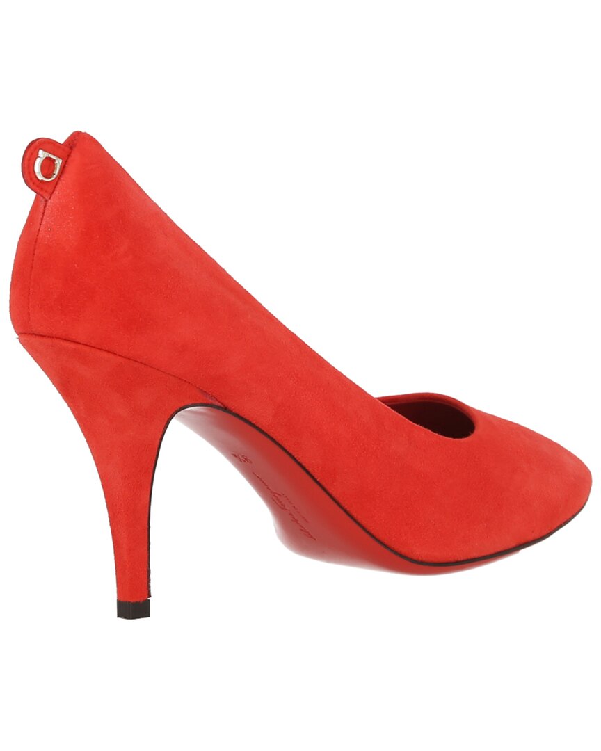 Ferragamo Judy Suede Pump