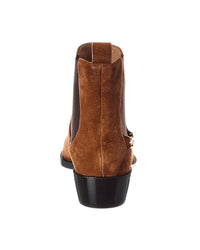 Dnu Pack Ferragamo Chelsea Suede Bootie