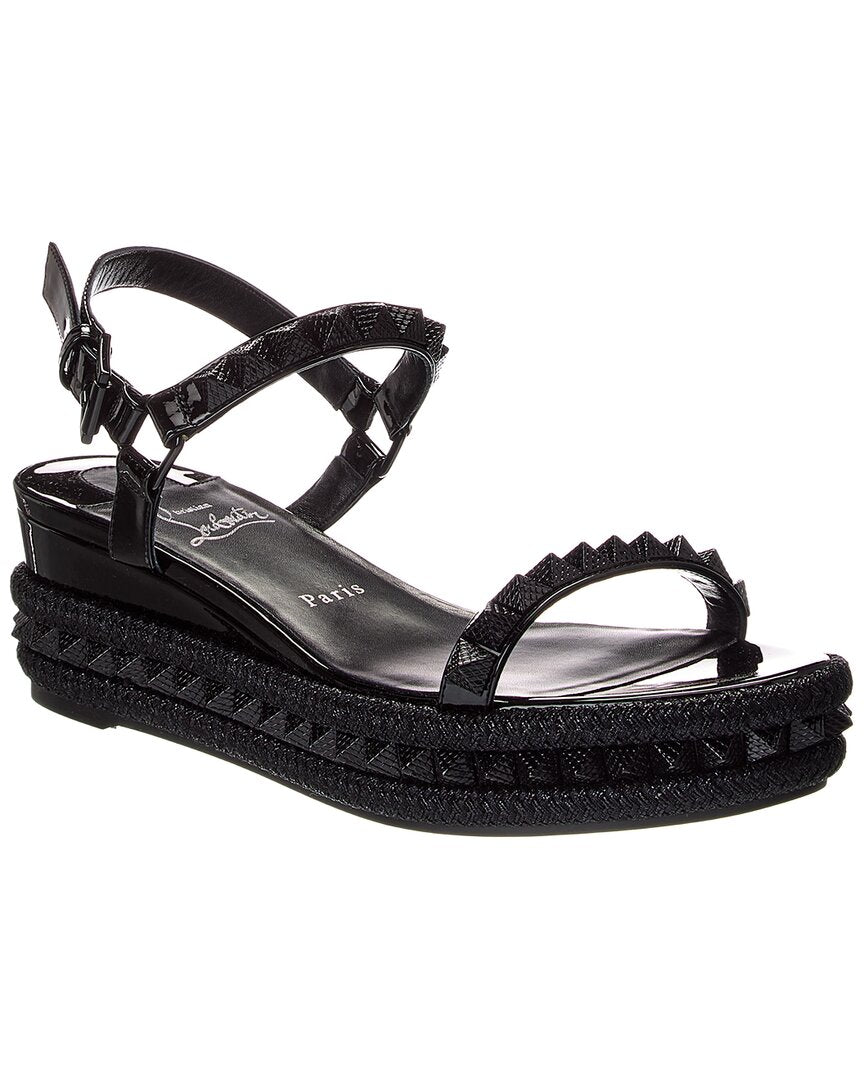 Christian Louboutin Pyraclou 60 Patent Sandal
