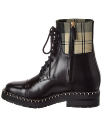 Chloé Canvas & Leather Bootie