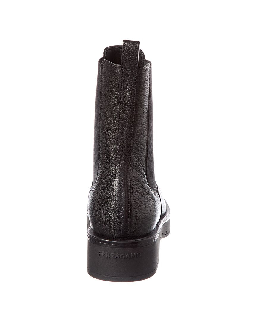 Ferragamo Ferragamo Mojave Leather Chelsea Boot