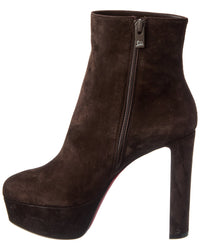 Christian Louboutin Loo 130 Suede Bootie