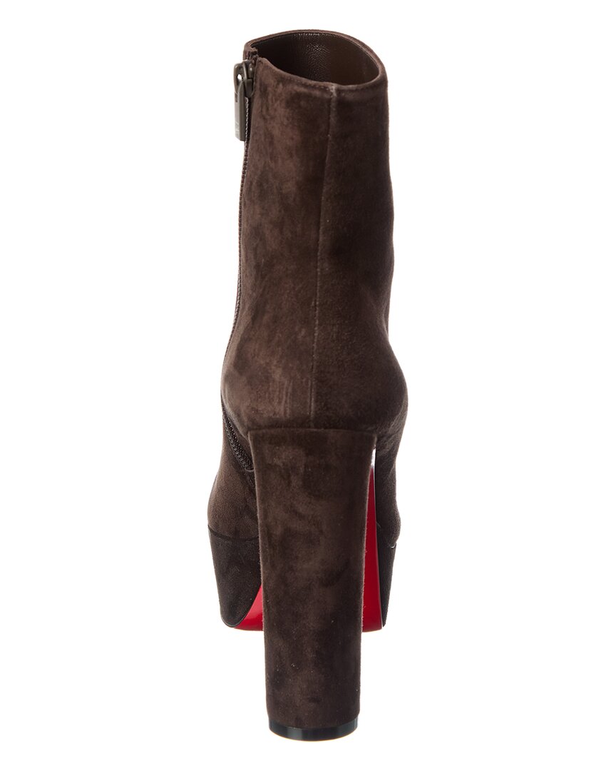 Christian Louboutin Loo 130 Suede Bootie