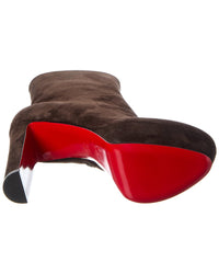 Christian Louboutin Loo 130 Suede Bootie