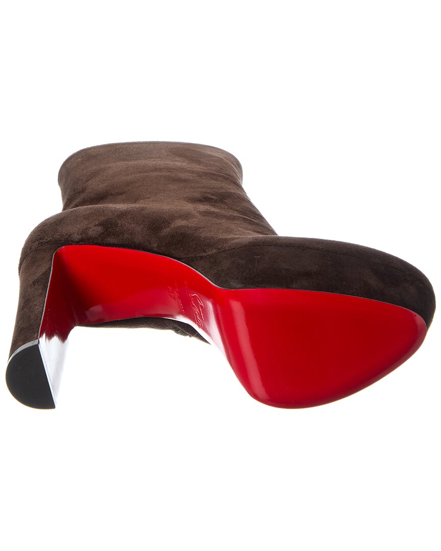 Christian Louboutin Loo 130 Suede Bootie