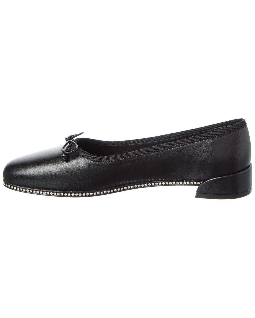 Christian Louboutin Sweetie Strass Leather Ballerina Flat