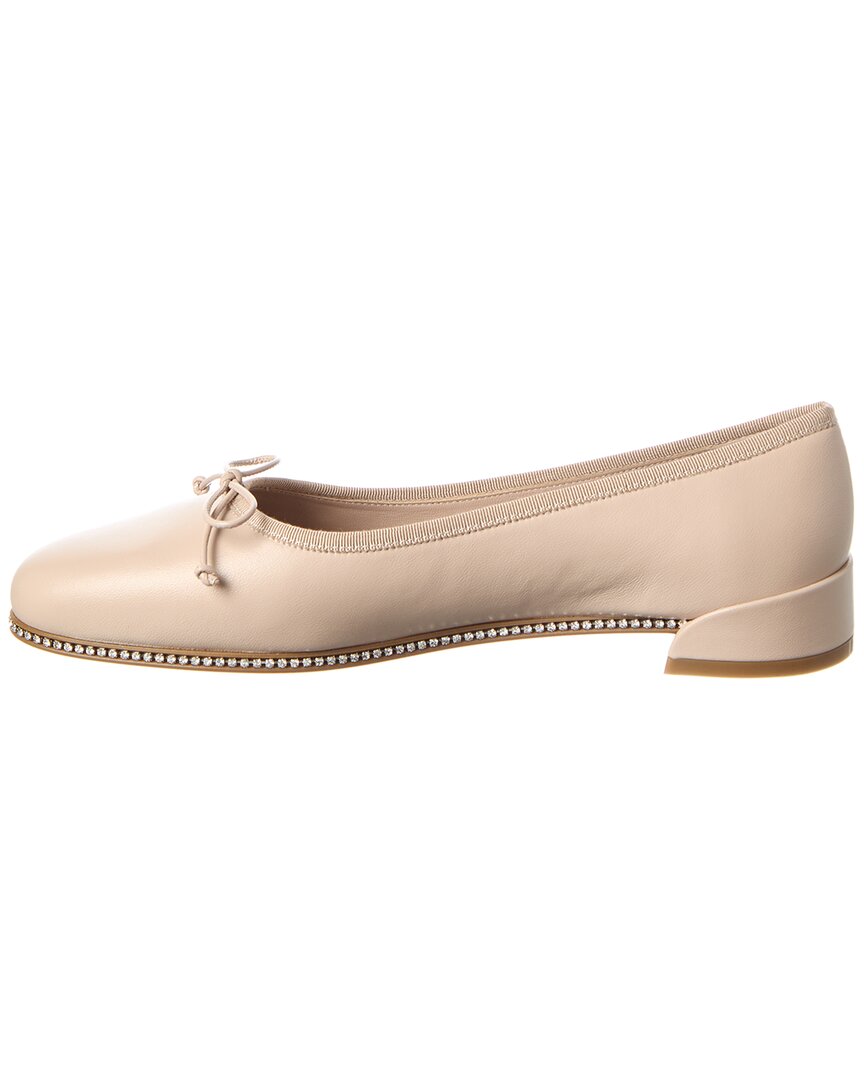 Christian Louboutin Sweetie Strass Leather Ballerina Flat