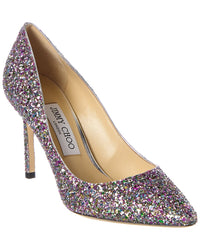 Jimmy Choo Romy 85 Glitter Pump Pink