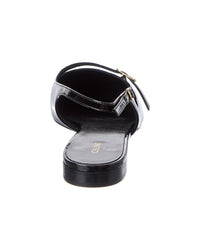 Celine Alma Triomphe Patent Slingback Flat