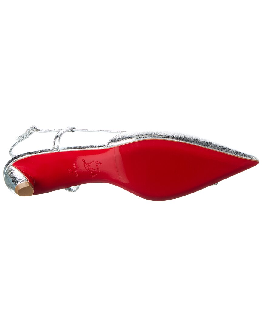 Christian Louboutin Miss Z Slingina 25 Leather Slingback Pump