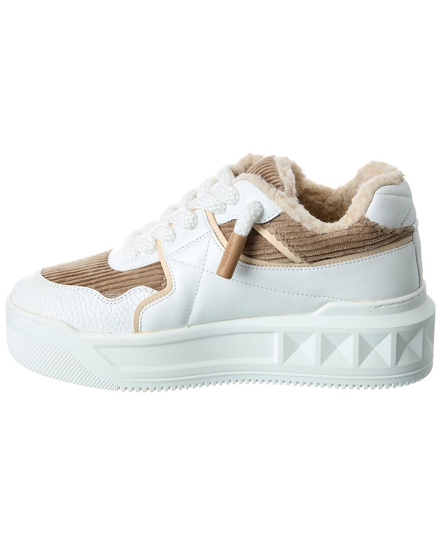 Valentino Leather Platform Sneaker