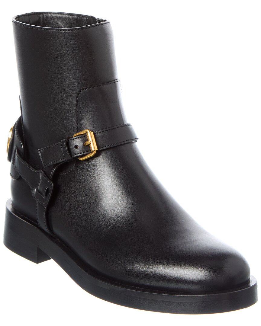 Valentino Vlogo Signature Leather Bootie