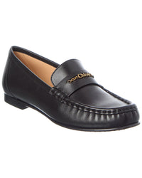 Chloé Logo Leather Loafer