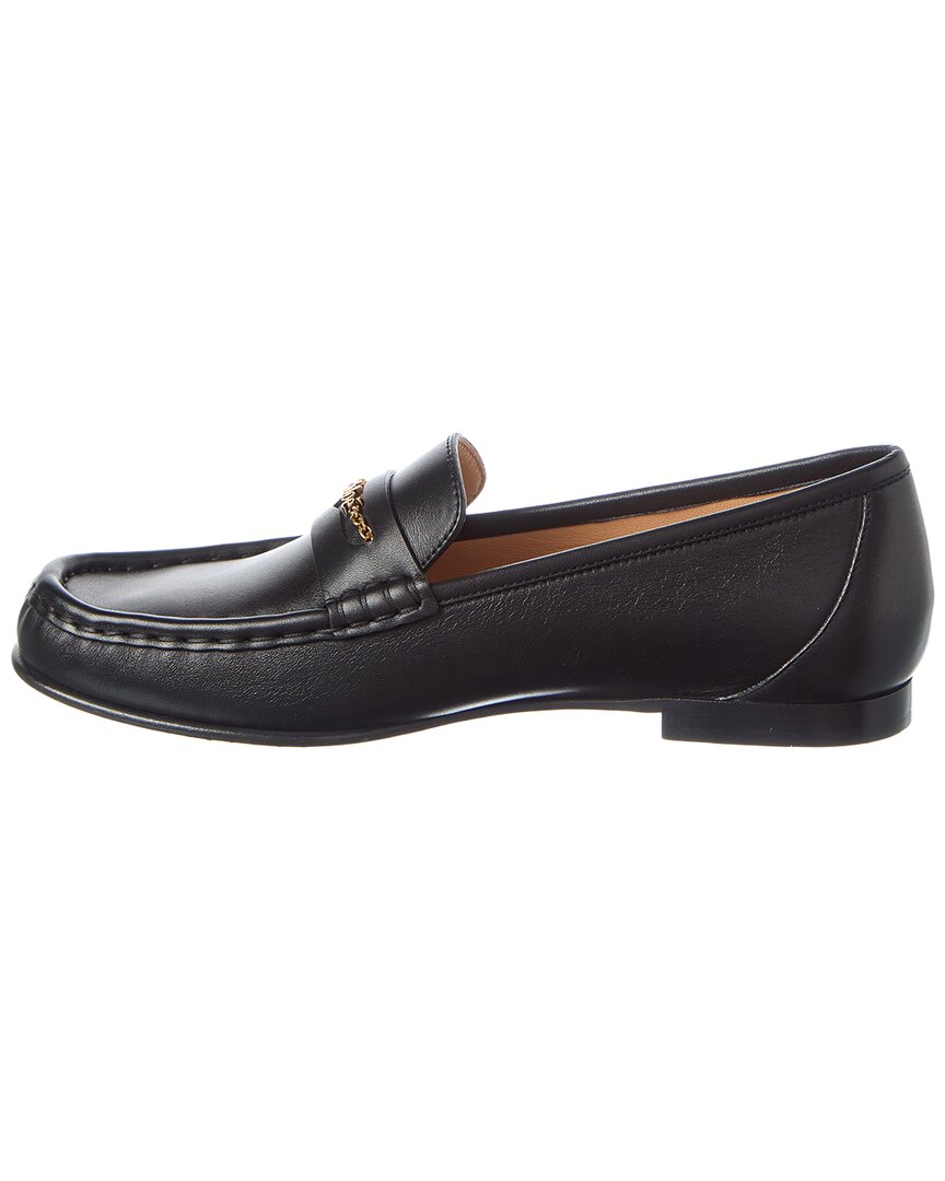 Chloé Logo Leather Loafer