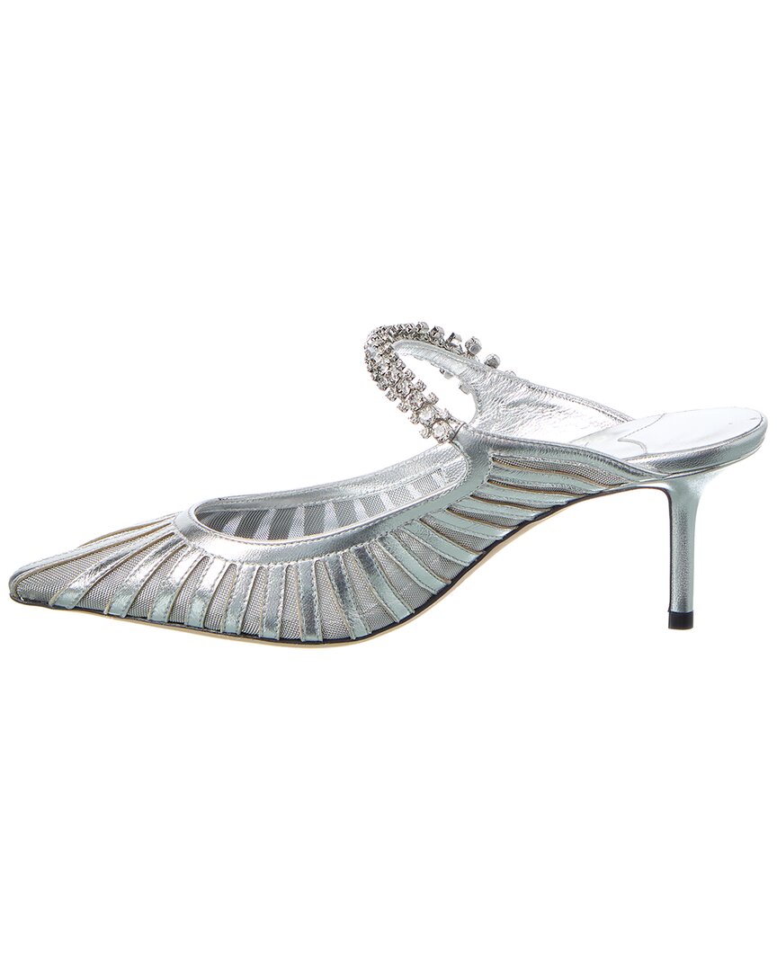 Jimmy Choo Bing 65 Leather & Mesh Pump