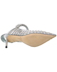Jimmy Choo Bing 65 Leather & Mesh Pump