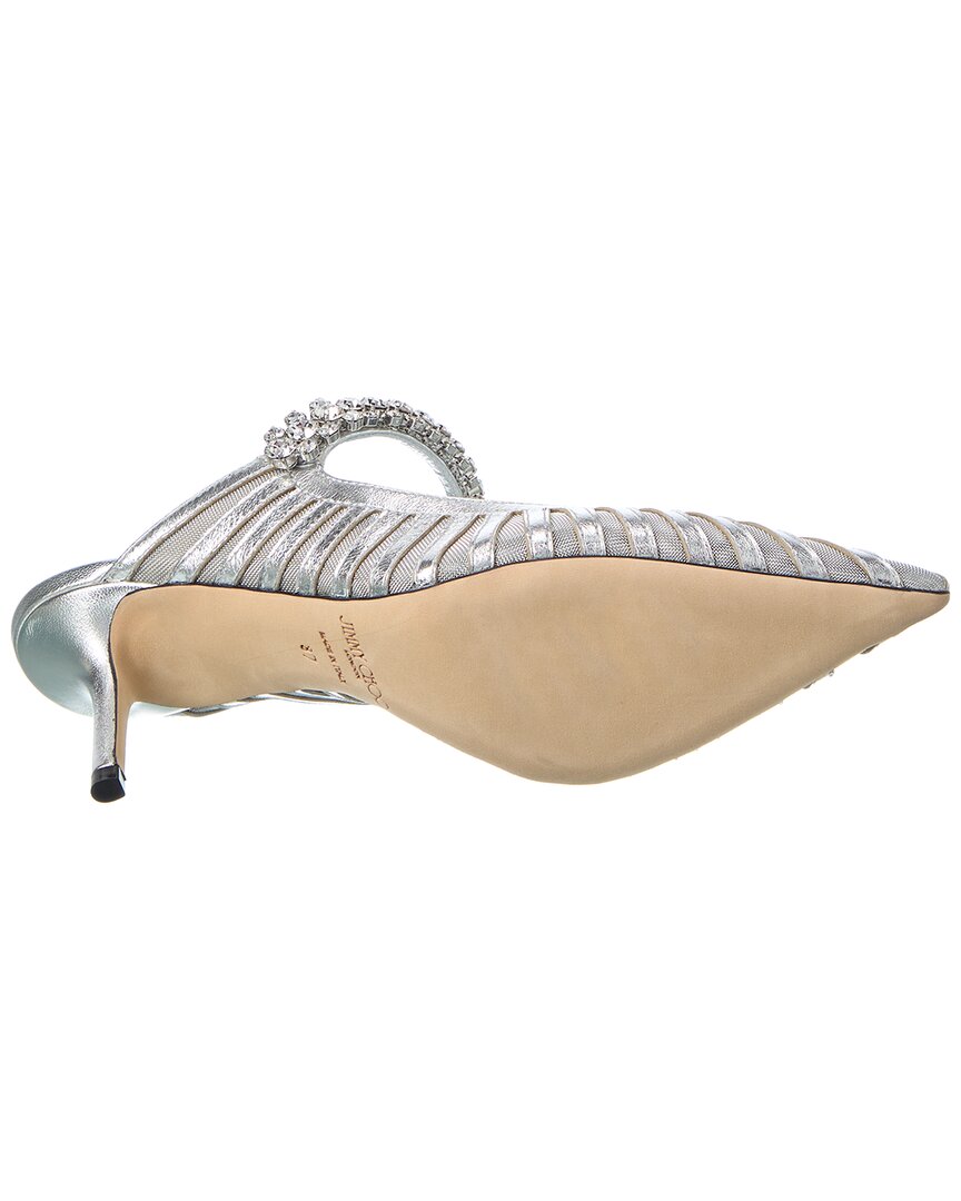 Jimmy Choo Bing 65 Leather & Mesh Pump